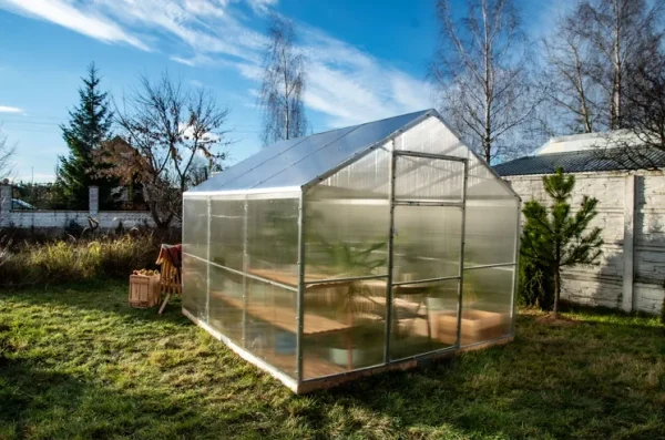 Steel greenhouse